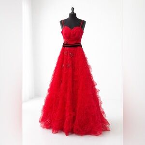 Teuta Matoshi Red Gown ❤️